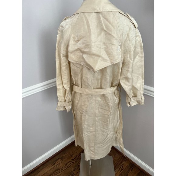 NWT The New Society Linen Trench Coat $532 - Picture 6 of 6